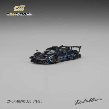 [ Pre-order ] CM64-Revolucion-BL CM-Model 1:64 Pagani Zonda Revolucion Metallic Blue