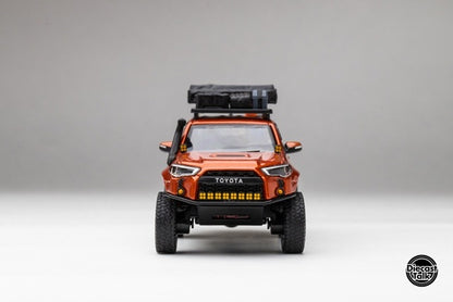 [ Pre-order ] DTG0018-OR GCD Gaincorp Products 1:64 Toyota 4Runner Widebody Overland Inferno Orange (clean)