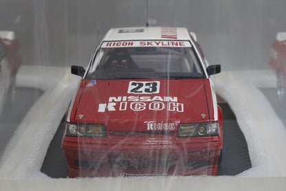 1:18 ignition model IG1725 RICOH Nissan Skyline WTC 1987 #23 with Kazuyoshi Hoshino figure