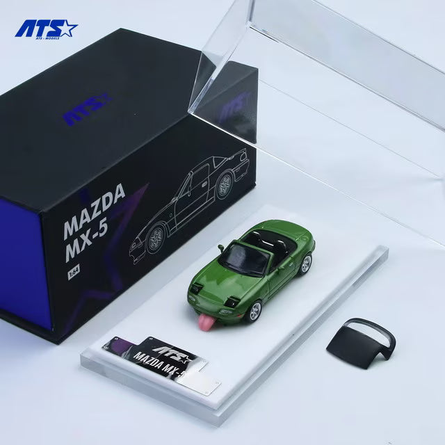 [ Pre-order ] ATS880105 ATS 1:64 Mazda Eunos Roadster MX-5 Eunos Roadster (NA/Miata) Green