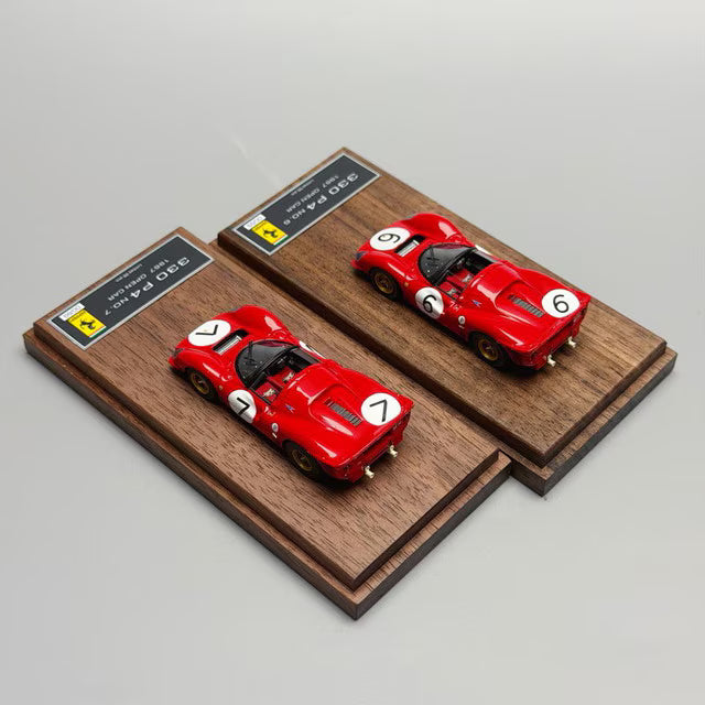 [ Pre-order ] DMH 1:64 330P4 Roadster (1967 race) Red #6