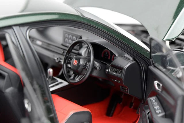 [ Pre-order ] M85327 MOTORHELIX 1:18 Honda Civic TYPE R (FL5) Customized Pearl Dark Green
