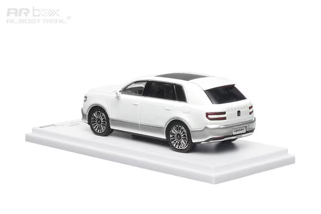 [ Pre-order ] 670221201 AR Box [ Almost Real Model ] 1:64 Toyota Century SUV G70 2023 White-Silver