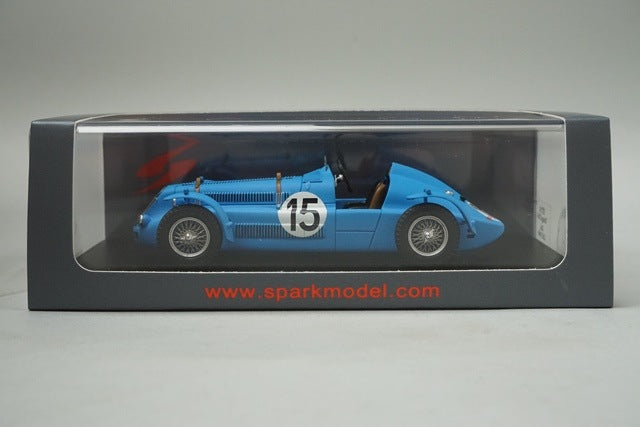 1:43 Spark S2730 Delage D6S Le Mans 2nd 1949 #15 H. Leveaux / J. Hubert