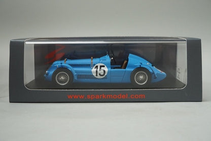 1:43 Spark S2730 Delage D6S Le Mans 2nd 1949 #15 H. Leveaux / J. Hubert