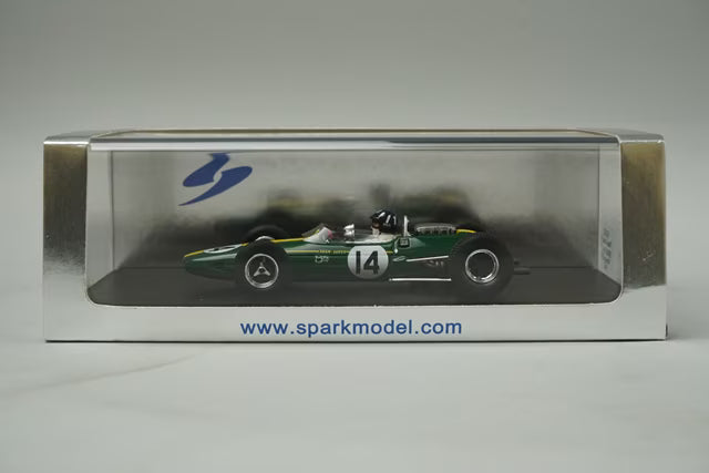 1:43 Spark S1852 Team Lotus 33 BRM Monaco GP 2nd 1967 #14 G.Hill