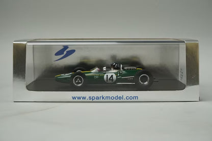 1:43 Spark S1852 Team Lotus 33 BRM Monaco GP 2nd 1967 #14 G.Hill