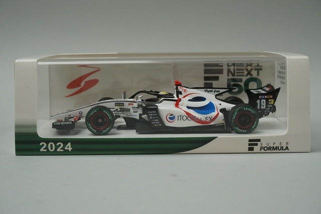 1:43 Spark SFJ033 Itochu Enex Team Impul SF23 TRD 01F Super Formula 2024 #19 T. Pourchaire