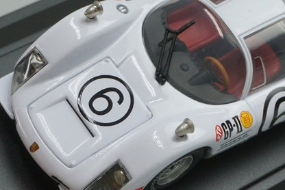1:43 EBBRO 43371 Porsche 906 Carrera 6 Japanese GP 1967 #6 White model car