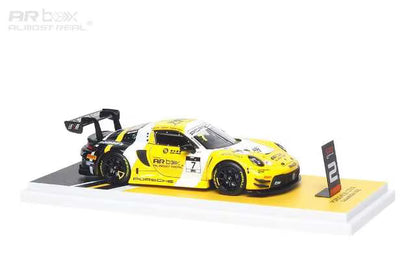 640001001 AR Box [Almost Real Model] 1:64 Porsche 992 GT3 R Yellow Suzuka 1000km 2025 #7