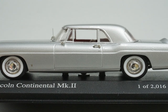 1:43 MINICHAMPS 400082301 Lincoln Continental MKII 1956 Silver model car