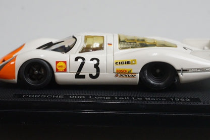 1:43 EBBRO 43741 Porsche 908 Longtail Le Mans 1969 #23 White
