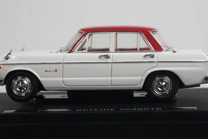 1:43 EBBRO 44238 Nissan Prince Skyline 2000GTB 1965 White/Red