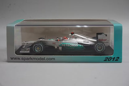 1:43 Spark S1009 Mercedes-AMG F1 W03 Brazilian GP 2012 #7 M. Schumacher