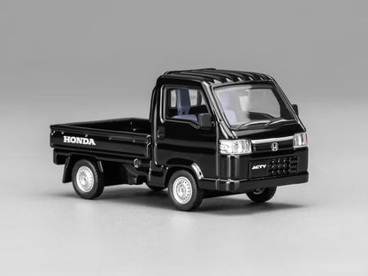 M65605 MOTORHELIX 1:64 Honda Acty Truck Customized Black Boost Gear Web Exclusive