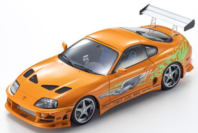 KS08975FF KYOSHO 1:18 Toyota Supra Turbo 1994 "Fast & Furious" (Orange Pearl)