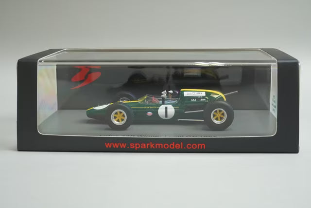 1:43 Spark S7304 Lotus 32B Levin GP Winner 1965 #1 J. Clark