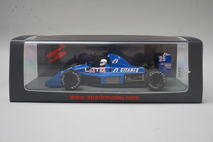 1:43 Spark S3968 Ligier JS31 Japanese GP 1988 #25 R. Arnoux Gitane specification