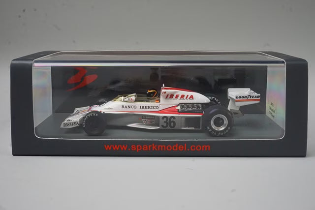1:43 Spark S7148 McLaren M23 Spanish Grand Prix 1977 #36 E. de Villota