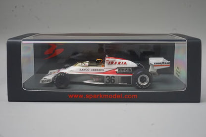 1:43 Spark S7148 McLaren M23 Spanish Grand Prix 1977 #36 E. de Villota