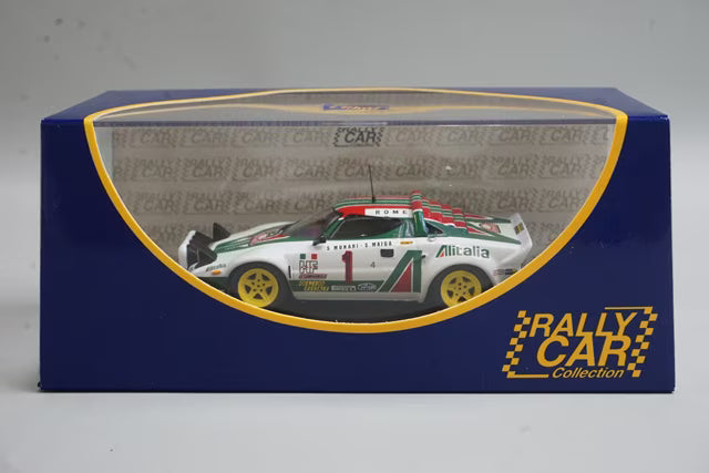 1:43 ixo ALT18 Rally Car Collection Custom Order Lancia Stratos Monte Carlo Rally 1977 #1 S. Munari / S. Maiga