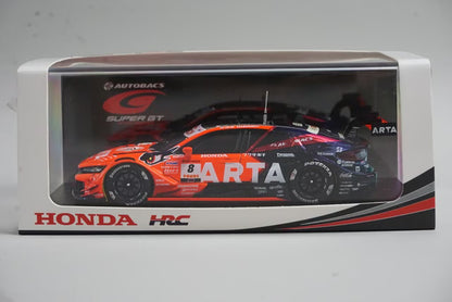 1:43 Spark 43SGT25008 ARTA Mugen Civic Type R-GT GT500 Super GT 2025 #8 Tomoki Nojiri / Shinji Matsushita