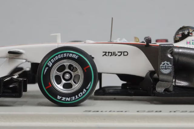 1:43 Spark SJ002 Sauber C29 Japanese GP 2010 #22 N. Heidfeld