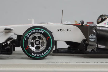 1:43 Spark SJ002 Sauber C29 Japanese GP 2010 #22 N. Heidfeld