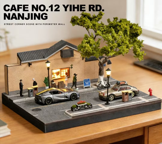 SCJ82051-A 収蔵家 Diorama 1:64 Nanjing, Yihe Road No. 12, Famous Cafe in Nanjing