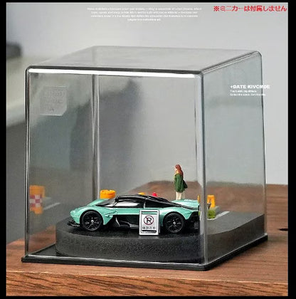 SCJ82018-A 収蔵家 Diorama 1:64 Street Corner Mini Diorama 007 Curved Road