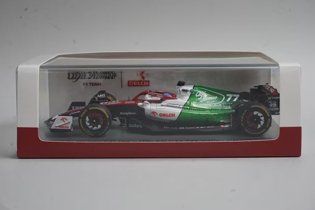 1:43 Spark S8539 Alfa Romeo F1 Team ORLEN C42 Azerbaijan GP 2022 #77 V. Bottas