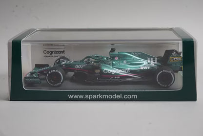 1:43 Spark S7693 Aston Martin AMR21 Italian GP 2021 #18 L. Stroll