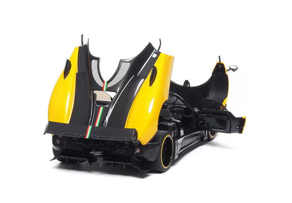 [ Pre-order ] 850613001 BBR 1:18 Pagani Zonda cinque Roadster full open Giallo Ginevra - BASIC PACK