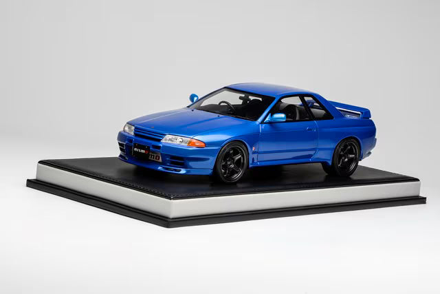 MH027BE MOTORHELIX 1:18 Nissan Skyline GT-R (R32) Customized Version Bayside Blue