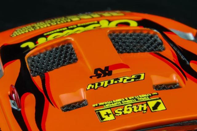 [ Pre-order ] M63851 MOTORHELIX 1:64 Nissan Fairlady Z (Z33) Option Stream Z #143 Daijiro Inada Orange