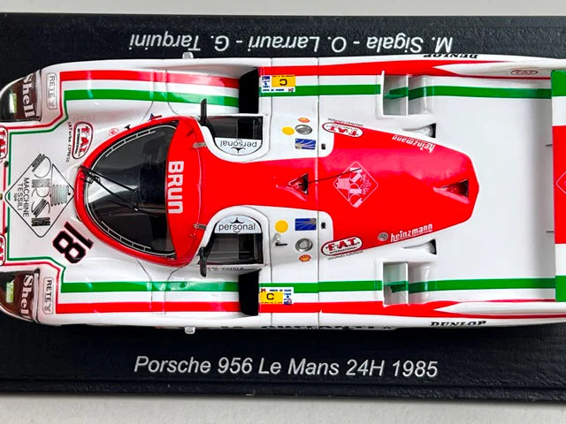 1:43 Spark S9867 Porsche 956 Le Mans 24H 1985 #18 M. Sigara / O. Larrauri / G. Tarquini