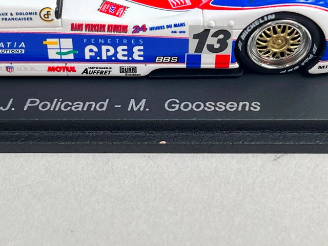 1:43 Spark MV02 Vaillante Custom Courage C41 Courage Competition Le Mans 24H 1997 #13