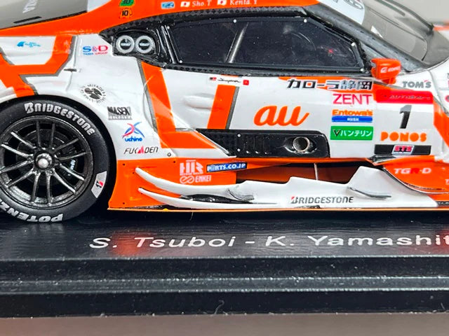 1:43 Spark 43SGT25001 au TOM'S GR Supra TGR Team GT500 Super GT 2025 #1 Sho Tsuboi / Kenta Yamashita