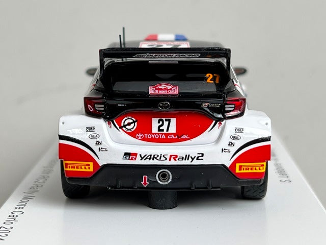 1:43 Spark S6862 Toyota GR Yaris Rally2 Breton Racing 6th RC2 Monte Carlo Rally 2024 #27