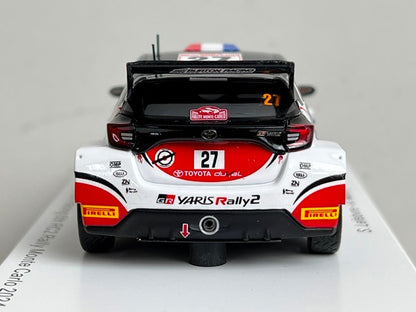 1:43 Spark S6862 Toyota GR Yaris Rally2 Breton Racing 6th RC2 Monte Carlo Rally 2024 #27