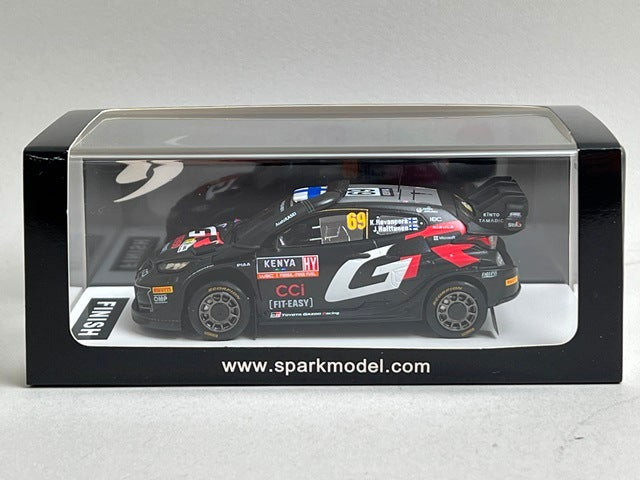 1:43 Spark S6873 Toyota GR Yaris Rally1 Hybrid Gazoo Racing WRT Safari Rally Winner 2024 #69
