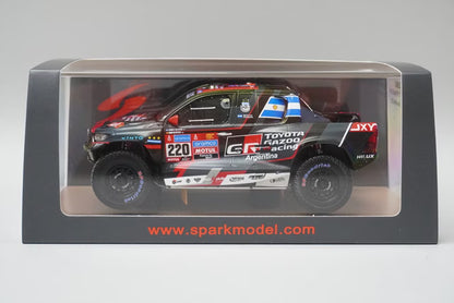 1:43 Spark S5887 Toyota Hilux Dakar Rally 7th 2023 #220