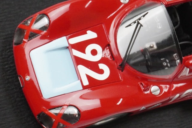 1:43 Spark SI034 Alfa Romeo T33-2 Targa Florio 3rd 1968 #192 L. Bianchi / M. Casoni