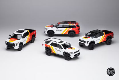 DTG0043-TRD GCD GainCorp Products 1:64 Toyota TRD Pro 4-Vehicle Set – DiecastTalk Exclusive (4Runner TRD Pro, Tacoma TRD Pro, Tundra TRD Pro, Sequoia TRD Pro)