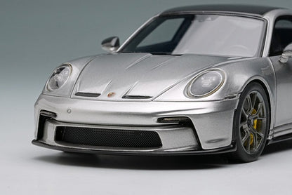 [ Pre-order ] EM776A Make Up EIDOLON 1:43 Porsche 911 (992) GT3 Touring Package GT Silver (Carbon Roof)