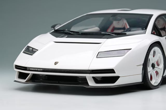 [ Pre-order ] EML207A Make Up EIDOLON 1:18 Lamborghini Countach LPI 800-4 (Wing Up) White