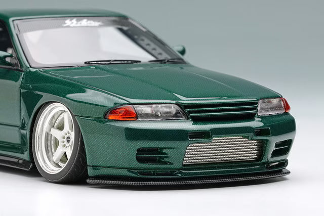 [ Pre-order ] EM830 Make Up EIDOLON 1:43 Garage Active Skyline GT-R Wide Body Carbon-R No.9