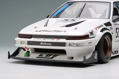 [ Pre-order ] EML142 Make Up EIDOLON 1:18 Toyota Crystal Body YOKOHAMA CBY Sprinter Trueno GT-APEX (AE86) (3-Door)