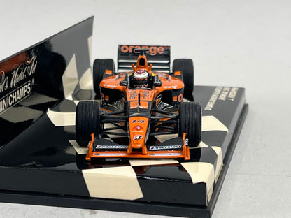 1:43 MINICHAMPS 430010084 Orange Arrows Asiatech Show Car 2001 J. Verstappen #14