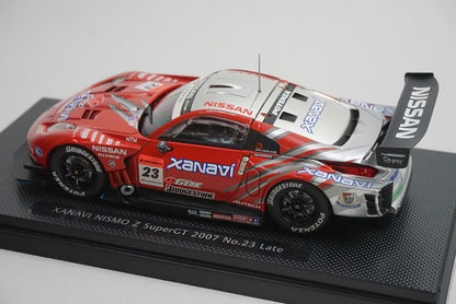 1:43 EBBRO 43957 Nissan Xanavi Nismo Z Super GT500 2007 Late Model #23 model car
